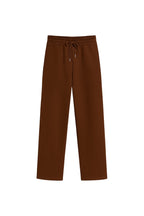 Waist Elastic Boru Leg Brown Tracksuit Alti