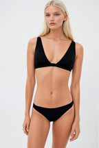 Black Bralet Bikini Takim