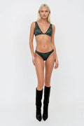 Green Bralette Bikini Set