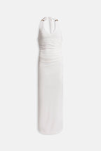 Accessory Detail Maxi White Dress