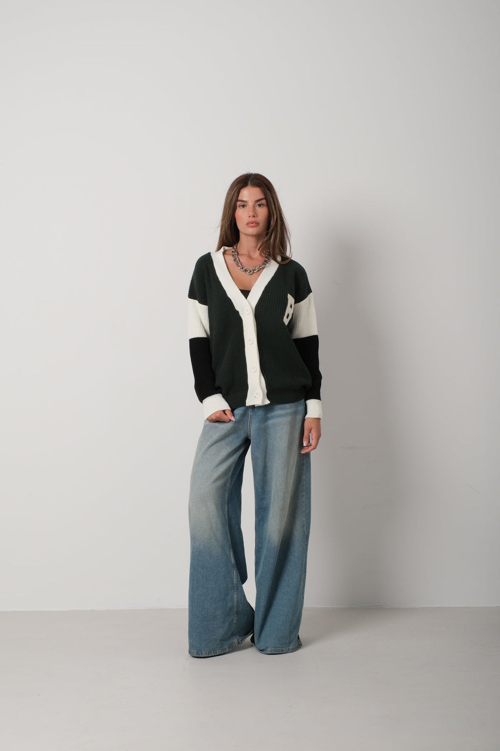 Armali Green Kolej Cardigan