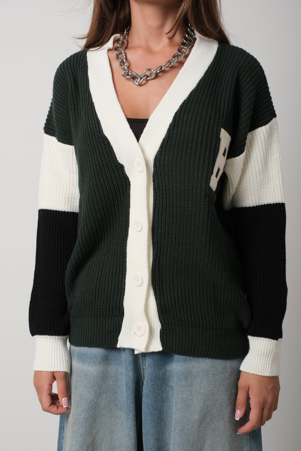 Armali Green Kolej Cardigan