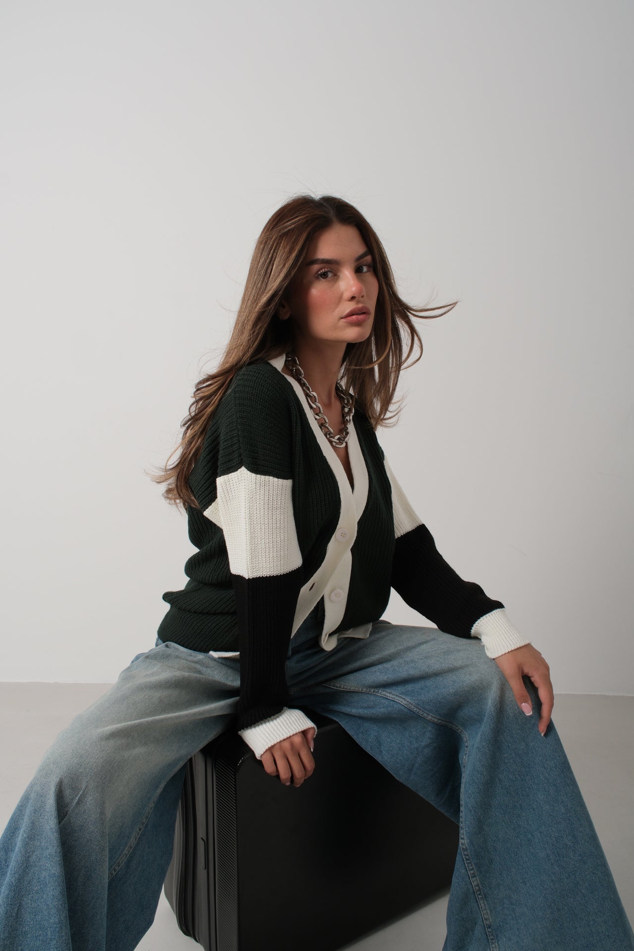 Armali Green Kolej Cardigan