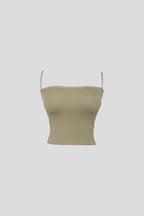 Strap Detay Parlak Bottomn Knit Blouse