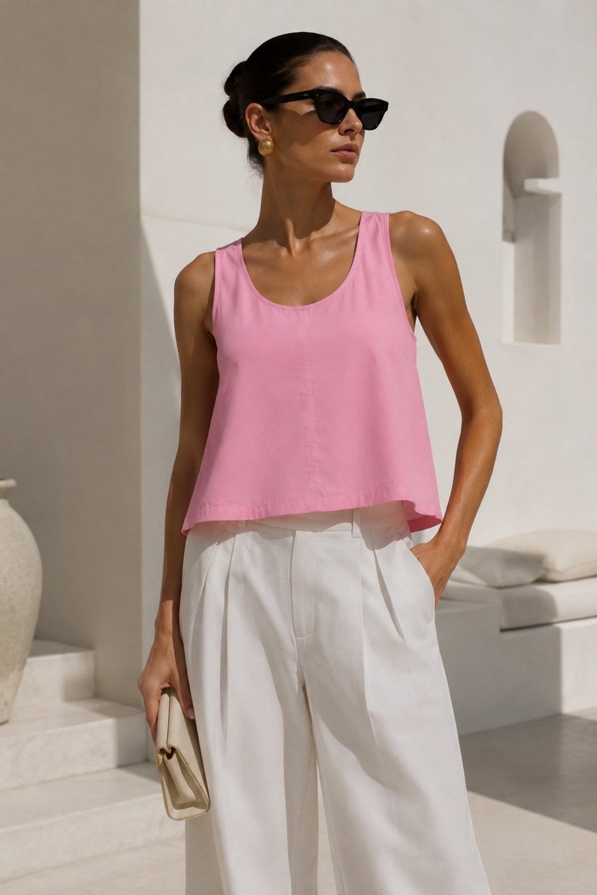 Basic Pink Modal Camisole