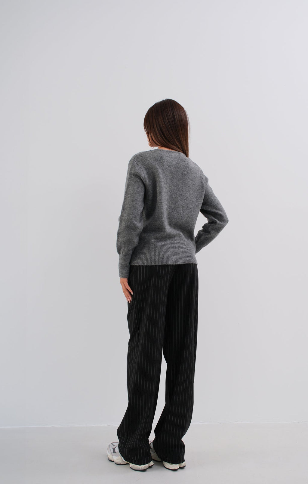 Bagcikli Gray Cardigan