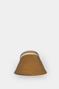 Band Detail Straw Visor Tan Hat