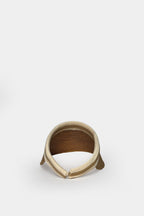 Band Detail Straw Visor Tan Hat