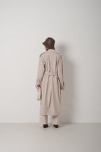 Basic Beige Oversize Trench Coat
