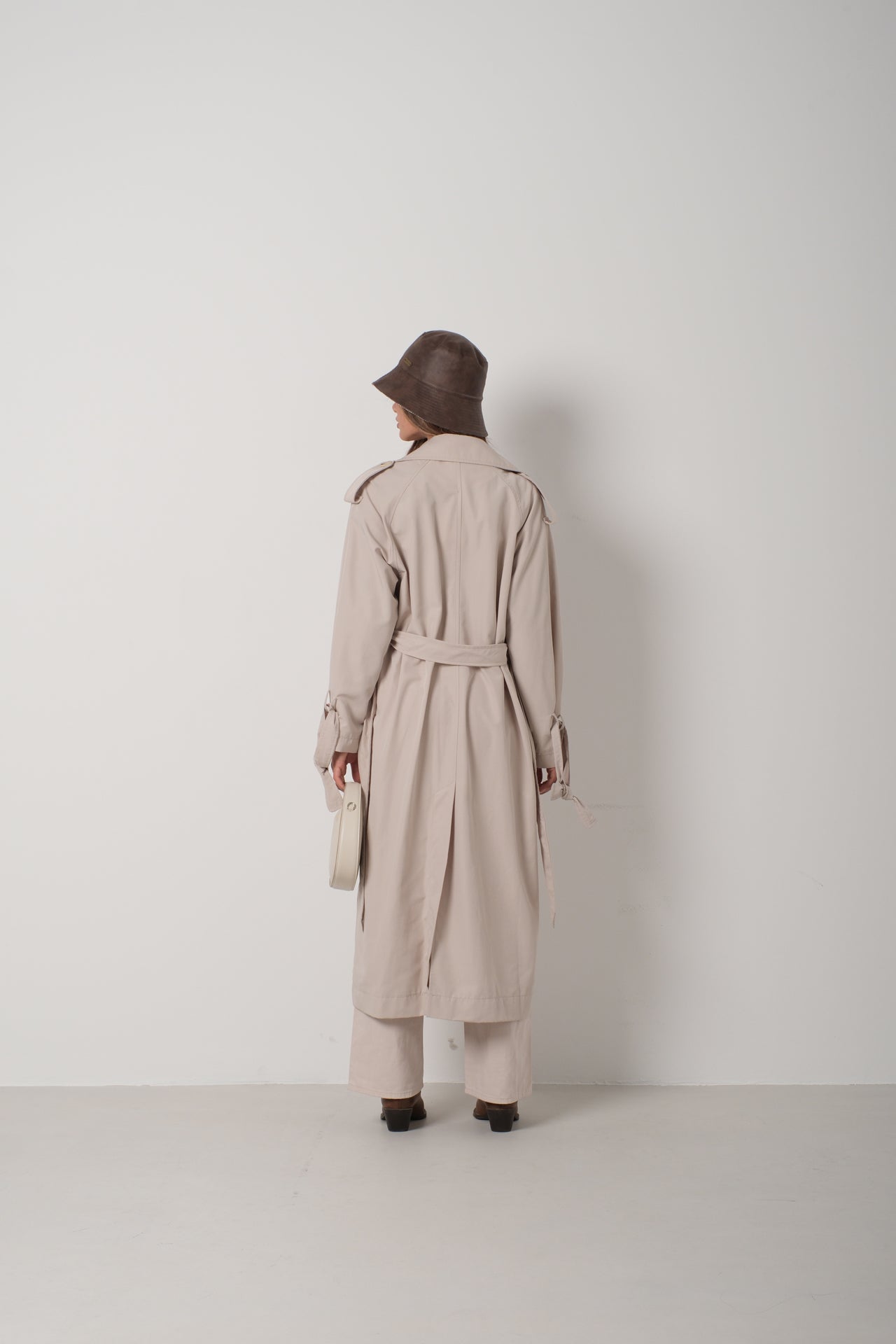 Basic Beige Oversize Trench Coat