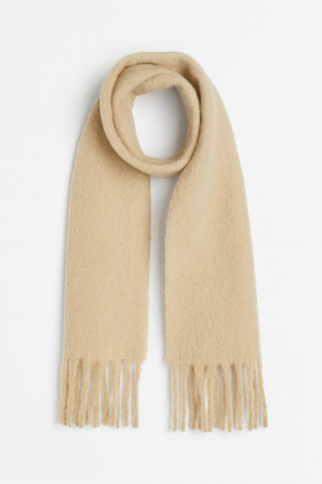 Basic Boucle Beige Shawl