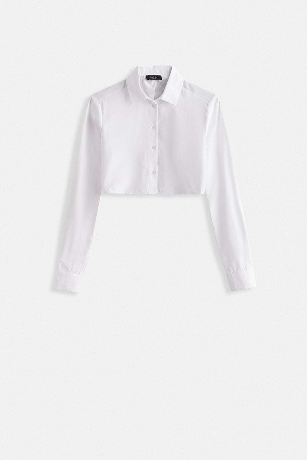 Basic Crop White Shirt