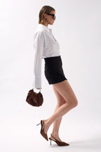 Basic Mini Shorts Black Skirt