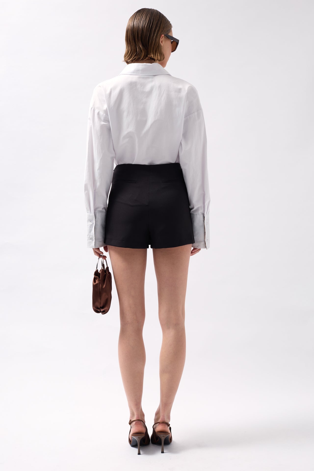 Basic Mini Shorts Black Skirt