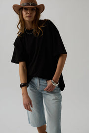 Basic Oversized Black T-Shirt