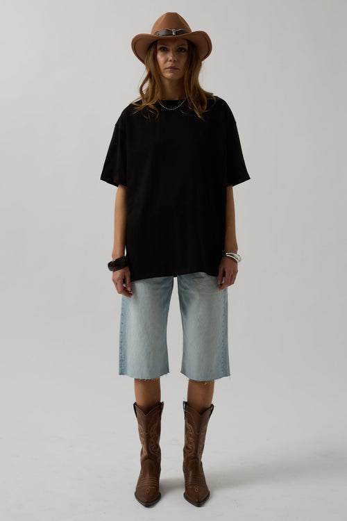 Basic Oversize Black T-Shirt
