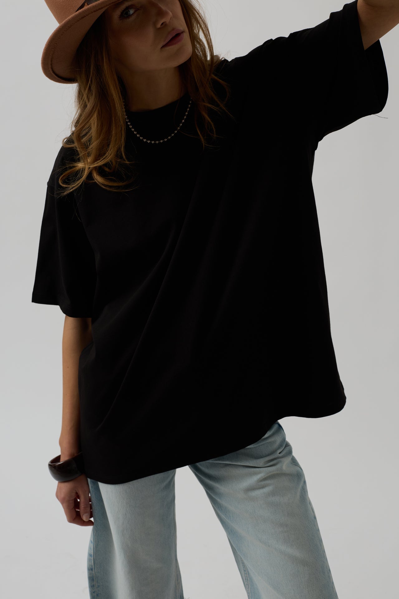 Basic Oversize Black T-Shirt