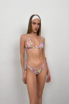 Printed Pink Bikini Set