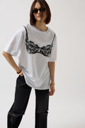 Underwear Detail White T-Shirt