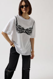 Underwear Detail White T-Shirt