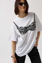 Underwear Detail White T-Shirt