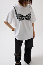 Underwear Detail White T-Shirt