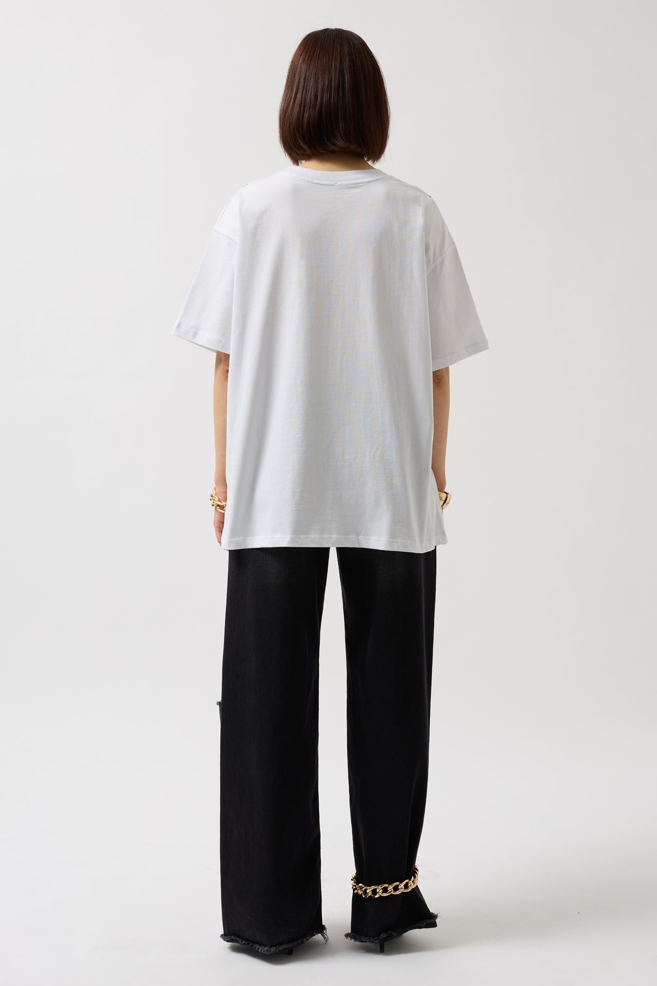 Underwear Detail White T-Shirt