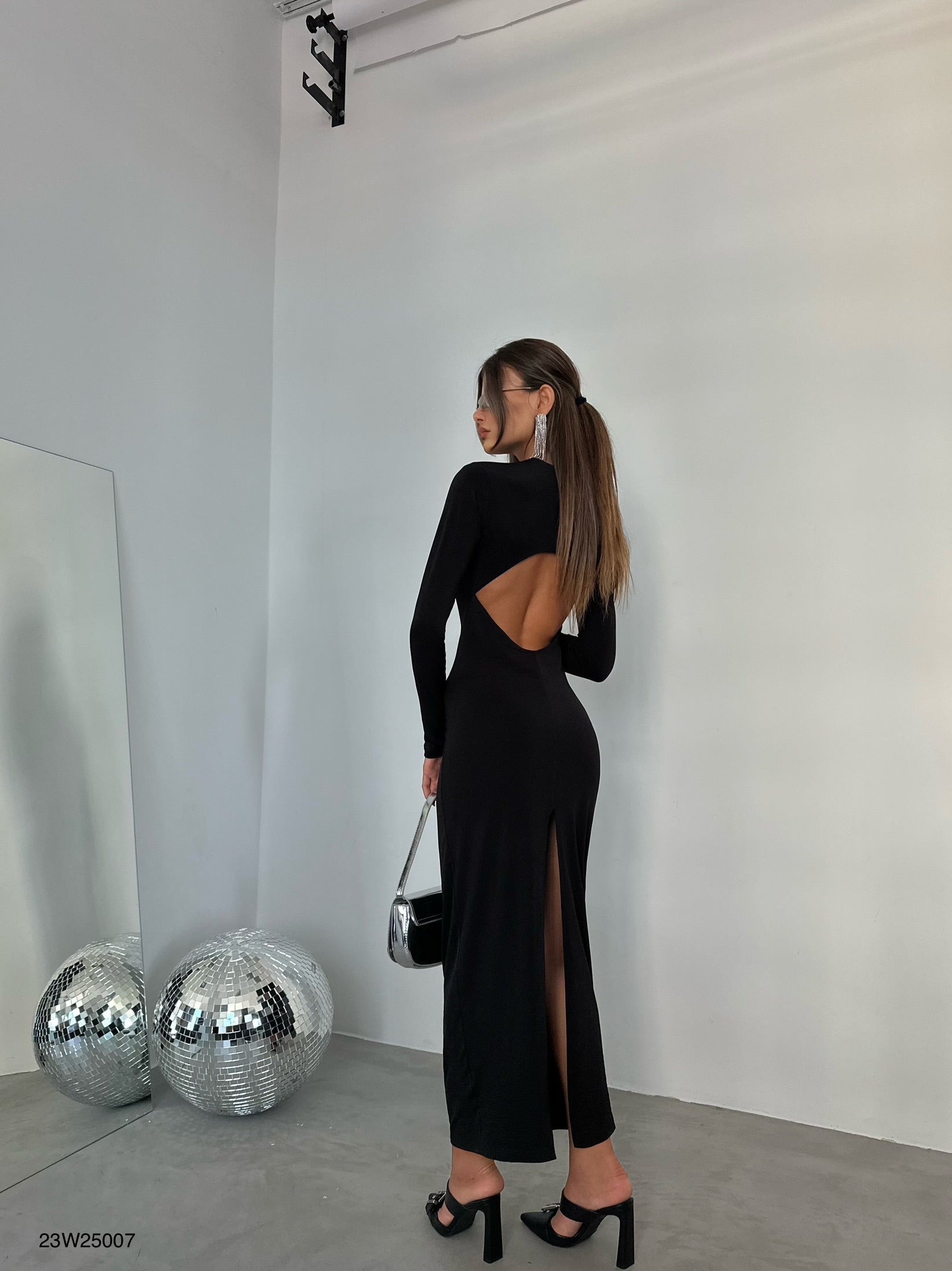 Crew Neck Maxi Dress