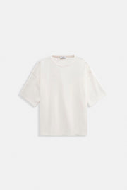 Crew Neck Oversized White T-Shirt