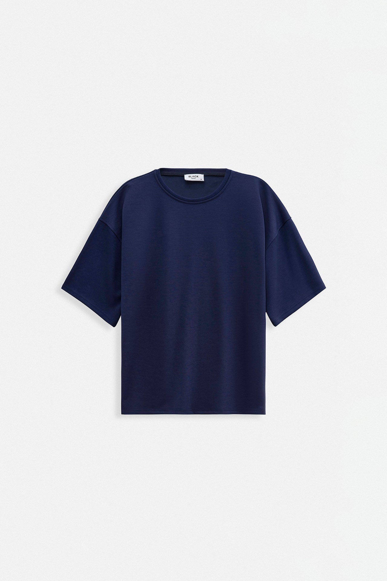 Crew Neck Oversize Navy T-Shirt