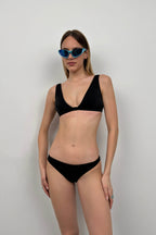 Black Bralet Bikini Takim
