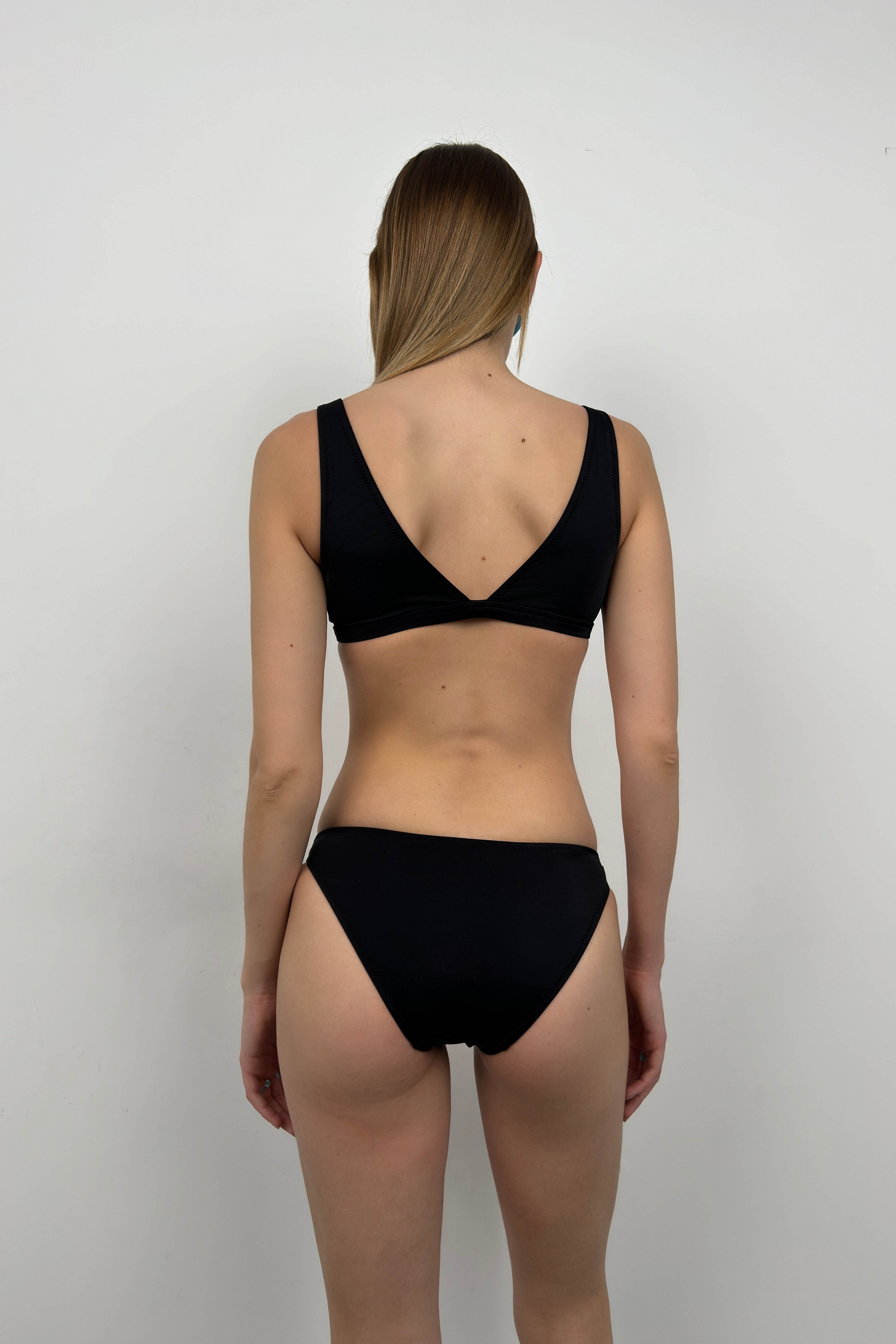 Black Bralet Bikini Takim