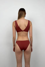 Brown Bralet Bikini Set
