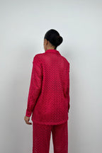 Brode Fuchsia Shirt Pants Set