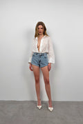 White Broderie Shirt