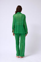 Brode Green Shirt Pants Set