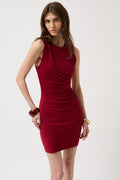 Ruched Mini Burdaydy Dress