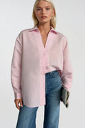 Striped Pink Oversize Shirt