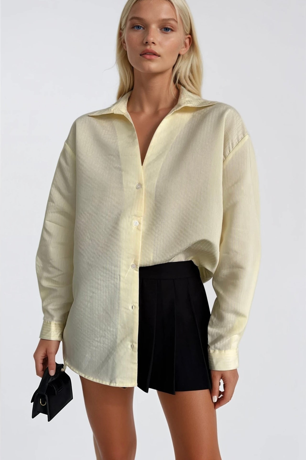 Striped Yellow Oversize Shirt
