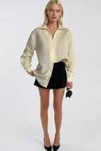Striped Yellow Oversize Shirt