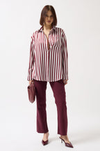 Striped Satin Burdaydy Shirt