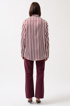 Striped Satin Burdaydy Shirt
