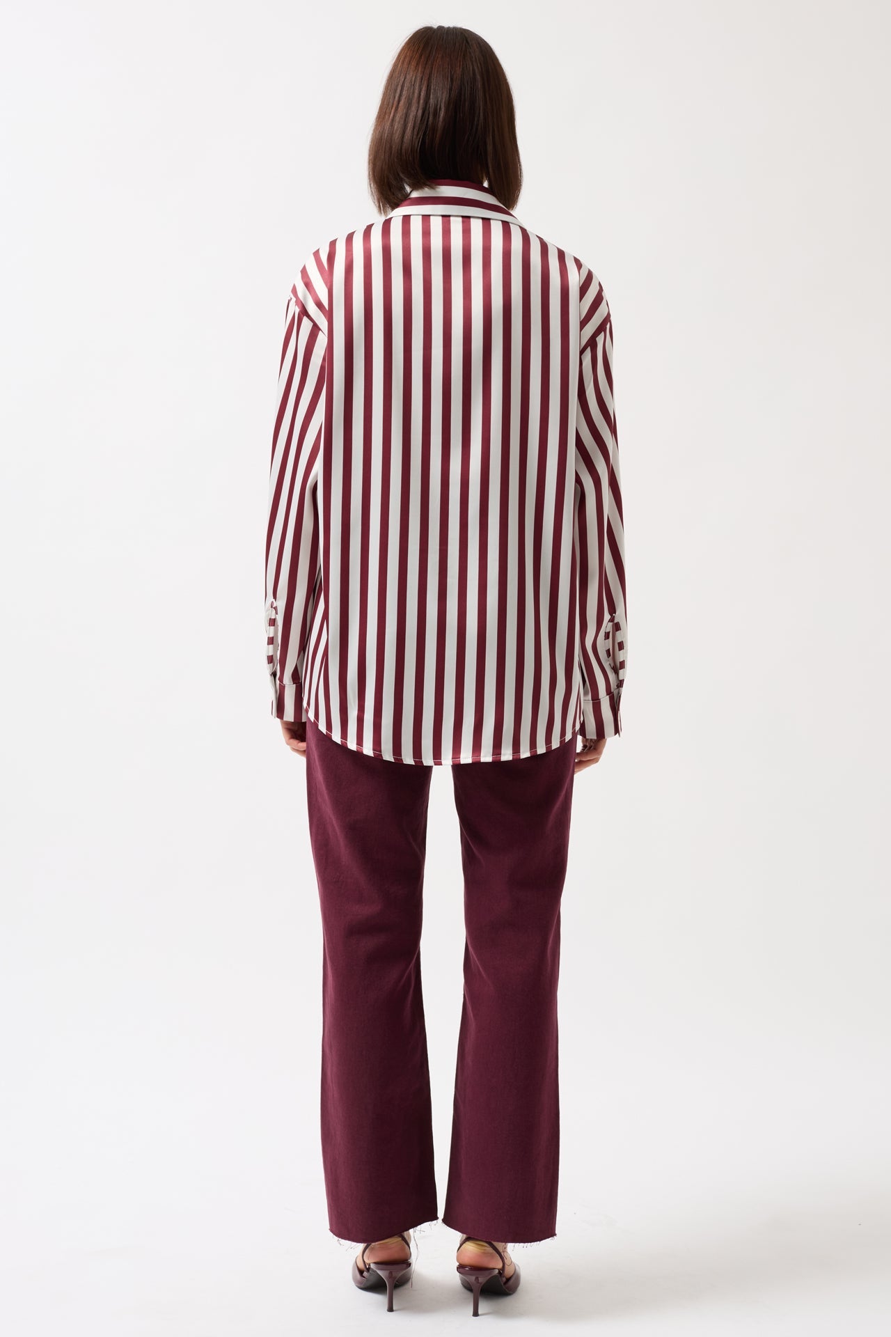 Striped Satin Burdaydy Shirt