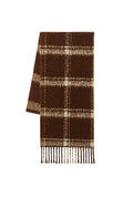 Striped Soft-Textured Brown Shawl