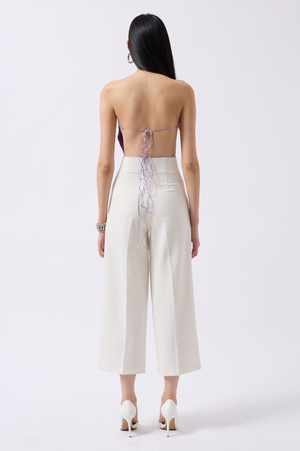 Degaje Neck Back Detay Lila Blouse