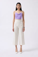 Degaje Neck Back Detay Lila Blouse
