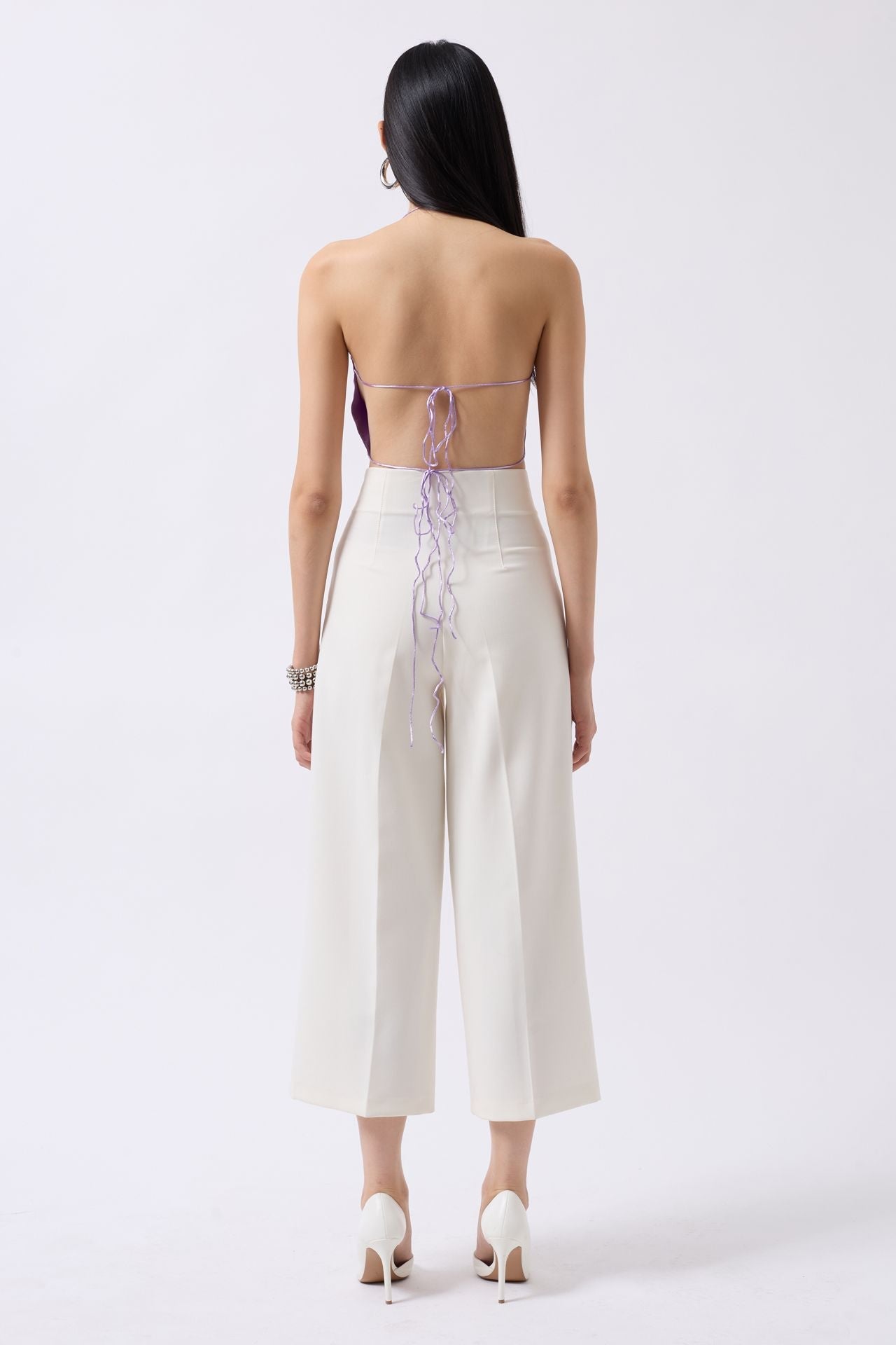 Degaje Neck Back Detay Lila Blouse