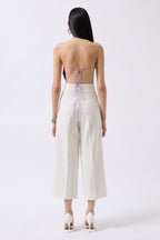 Degaje Neck Back Detay Lila Blouse