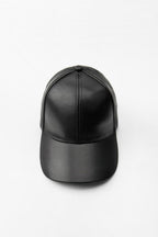 Vegan Leatevery Cap Black Hat