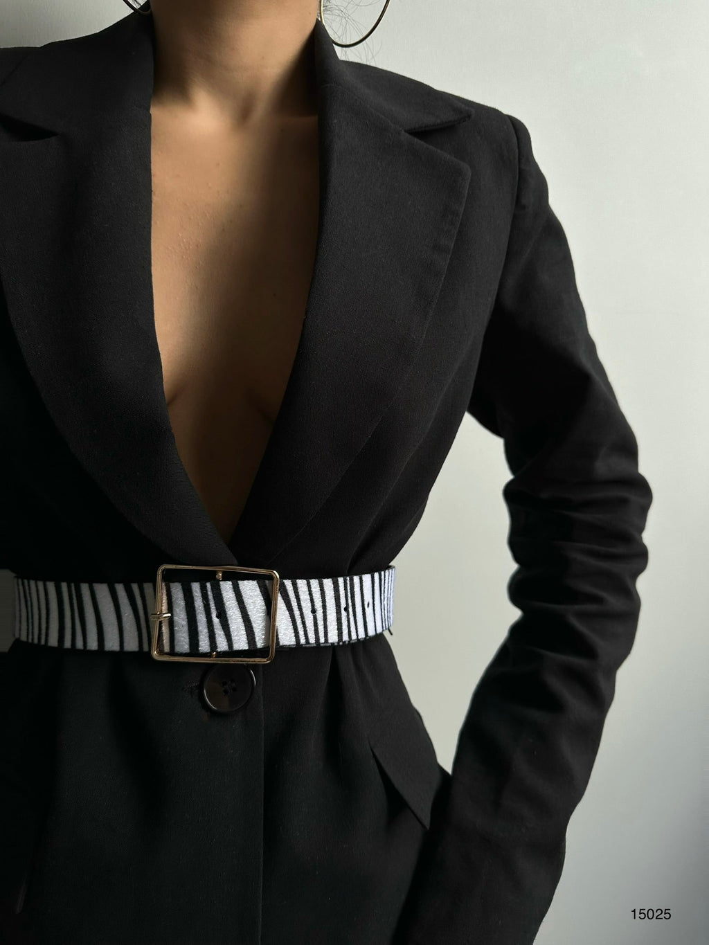 Zebra Patterned Waist